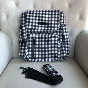 Ju-Ju-Be “Be Sporty” backpack - Gingham Style